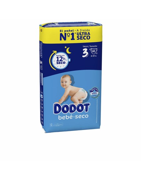 Pañales Desechables Dodot Dodot Etapas 6-10 kg (62 Unidades)