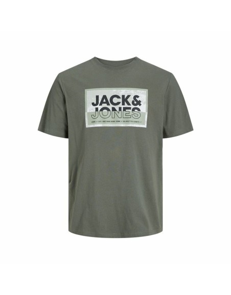Maglia a Maniche Corte per Bambini Jack & Jones logan Agave Verde scuro