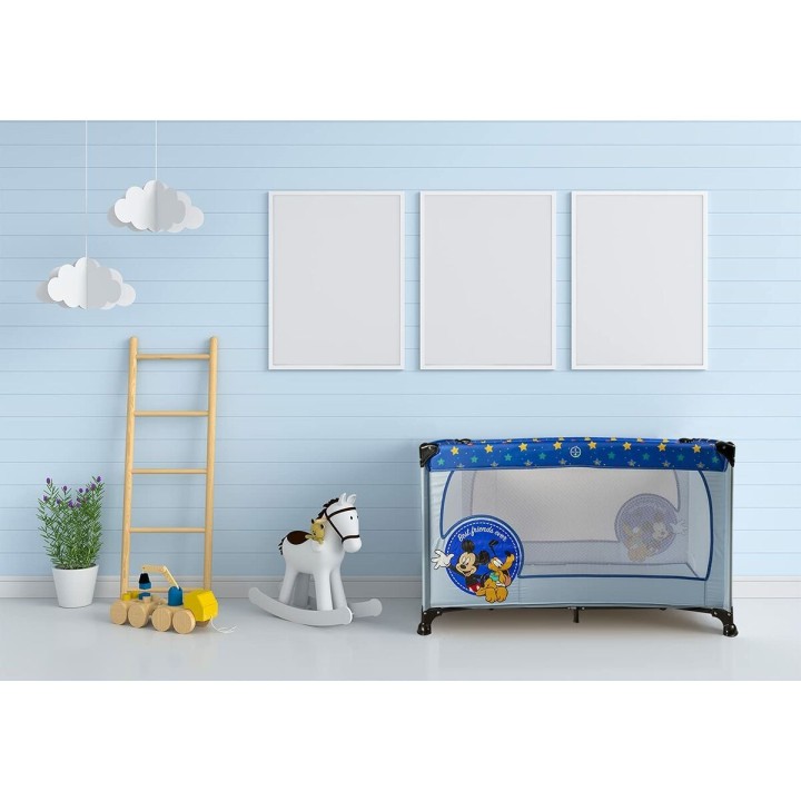 Rejsebarneseng Mickey Mouse CZ10607 120 x 65 x 76 cm Blå