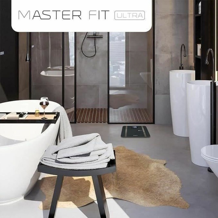 Digital badevægt Terraillon Master Fit Ultra Grå Glas 180 kg