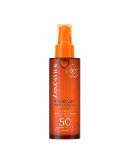 Olio Solare Lancaster Sun Beauty Fast Tan SPF50 (150 ml)