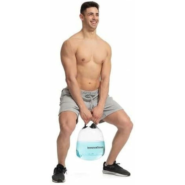 Water-filled Kettle Bell for Fitness Training with Exercise Guide (Refurbished A)