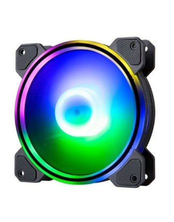 Ventilateur pour ordinateur portable Gaming Hiditec N9-ARGB Ø 12 cm Noir