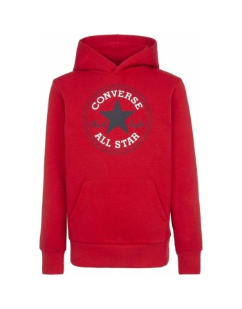 Jungen Sweater ohne Kapuze Converse 9CC858 U10 Rot