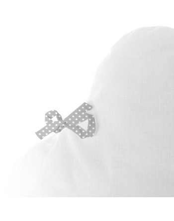 Protector de Cuna HappyFriday BASIC KIDS Blanco 40 x 10 x 60 cm