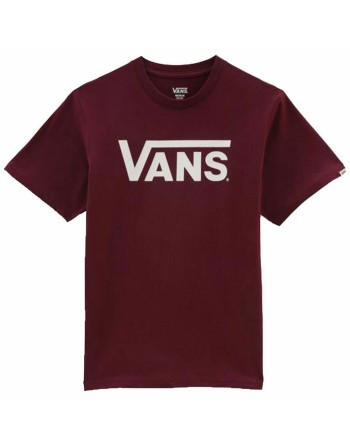 Maglia a Maniche Corte Bambino Vans Classic Rosso Granato