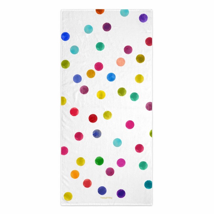Telo da bagno HappyFriday Confetti Multicolore 70 x 150 cm