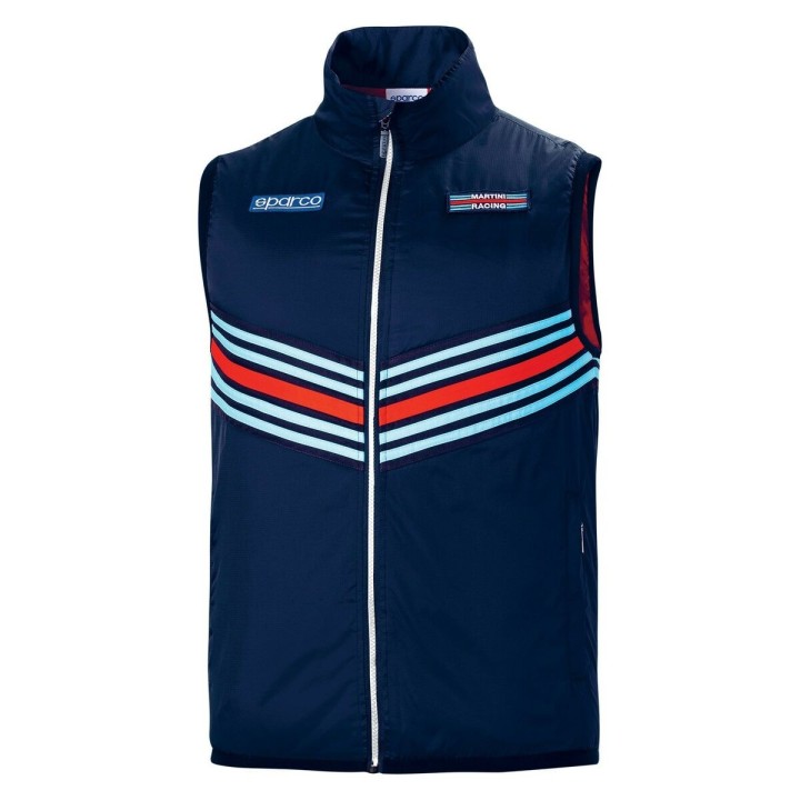 Sport Vest til Mænd Sparco Martini Racing Mørkeblå (XXL)