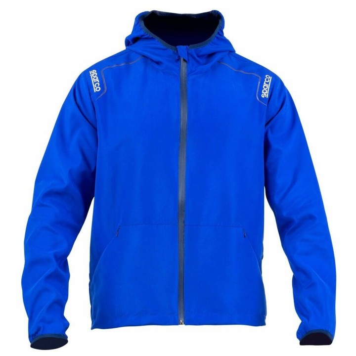 Vindblæser Jakke Sparco S02405BM5XXL Blå XXL