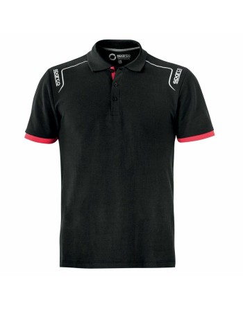 Polo de Manga Corta Sparco TECH STRETCH Negro XXL