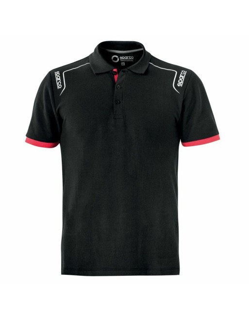 Kurzarm Poloshirt Sparco TECH STRETCH Schwarz XXL
