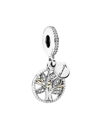 Woman's charm link Pandora SPARKLING FAMILY TREE