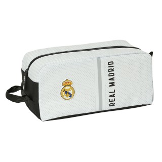 Rejseskotaske Real Madrid C.F. Hvid Grå 34 x 15 x 18 cm