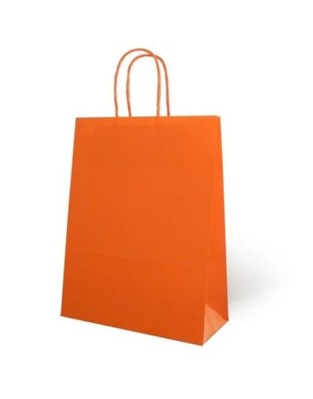 Borse Fama 21 x 11 x 29 cm Arancio Carta Con manici 25 Unità