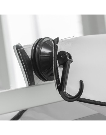 Skæg-trimning hagesmæk med sugekopper Bibdy InnovaGoods