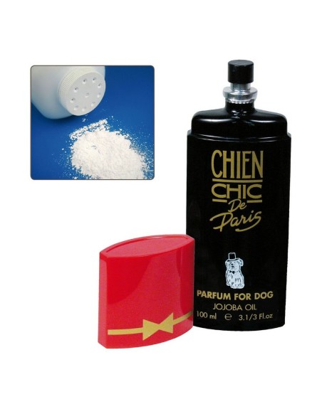 Perfume para Mascotas Chien Chic Perro Polvos de Talco (100 ml)