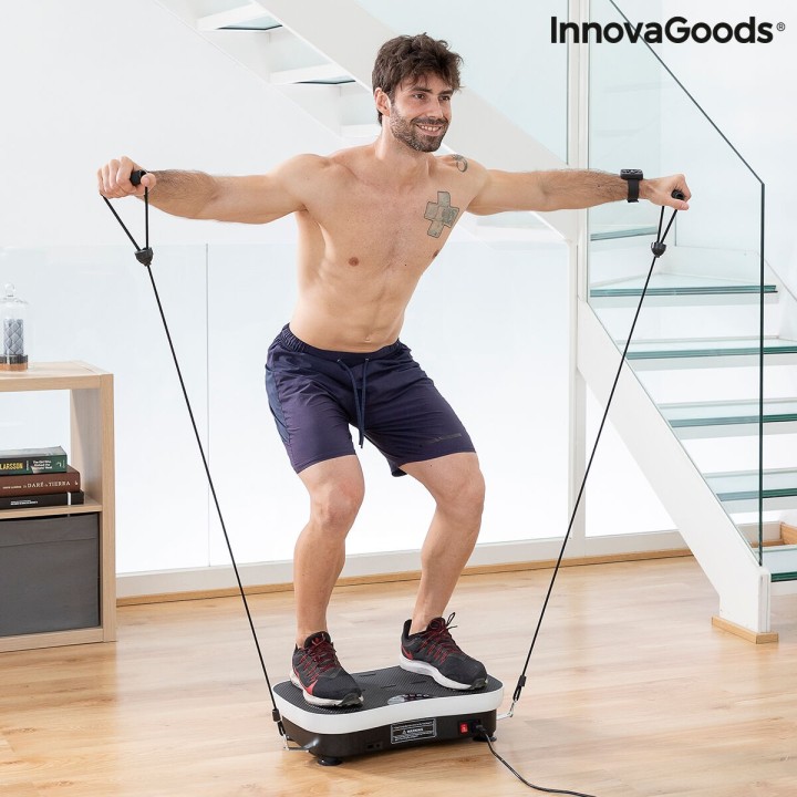 Vibration Training Plate with Accessories and Exercise Guide Vybeform InnovaGoods VYBEFORM Model (Refurbished B)