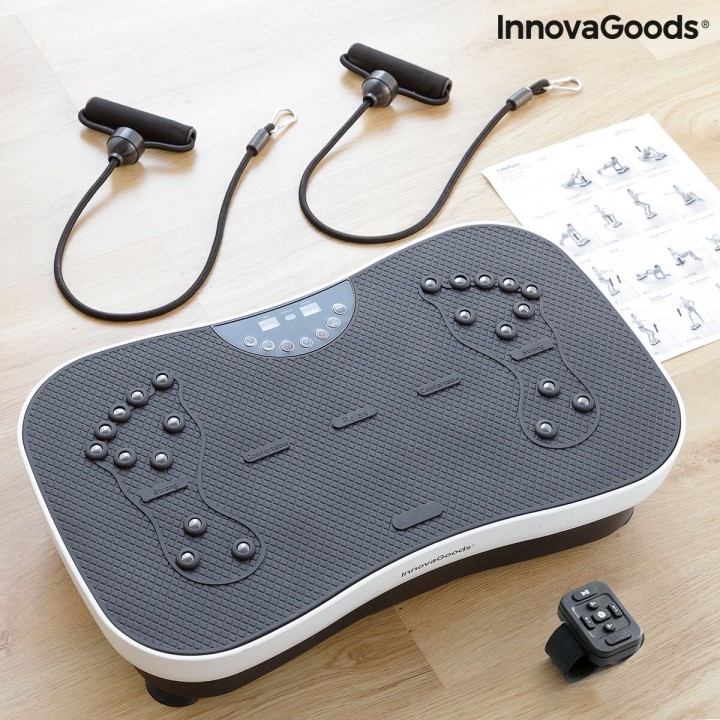 Vibration Training Plate with Accessories and Exercise Guide Vybeform InnovaGoods VYBEFORM Model (Refurbished B)