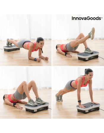 Plataforma Vibratoria de Entrenamiento con Accesorios y Guía de Ejercicios Vybeform InnovaGoods VYBEFORM Model (Reacondicionado 