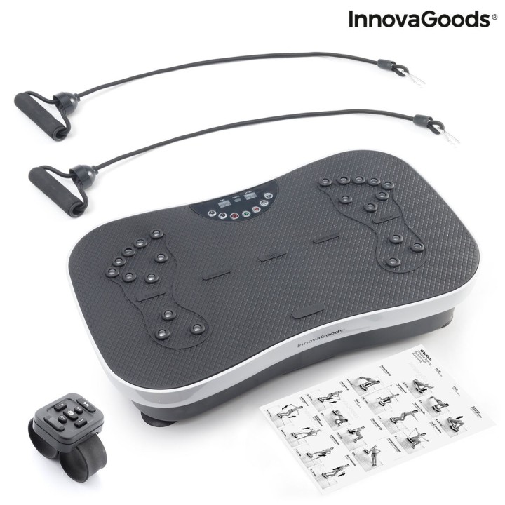 Piattaforma Vibrante di Allenamento con Accessori e Manuale per Esercizi Vybeform InnovaGoods VYBEFORM Model (Ricondizionati B)