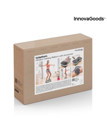 Plataforma Vibratoria de Entrenamiento con Accesorios y Guía de Ejercicios Vybeform InnovaGoods VYBEFORM Model (Reacondicionado 