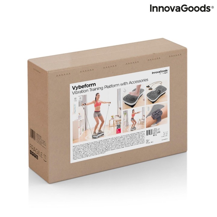 Trainingsplattform mit Vibration, Zubehör und Übungsleitfaden Vybeform InnovaGoods VYBEFORM Model (Restauriert B)