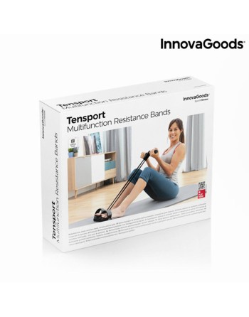 Fasce Elastiche di Resistenza Multifunzione con Manuale per gli Esercizi Tensport InnovaGoods (Ricondizionati A)