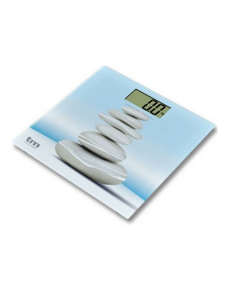 Bilancia Digitale da Bagno TM Electron Zen Azzurro Slim (23 mm)