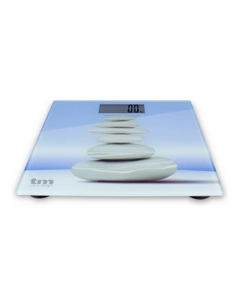 Báscula Digital de Baño TM Electron Zen Azul Slim (23 mm)