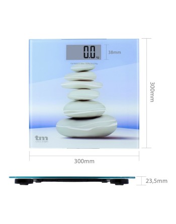 Digitale Personenwaage TM Electron Zen Blau Slim (23 mm)