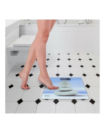 Báscula Digital de Baño TM Electron Zen Azul Slim (23 mm)