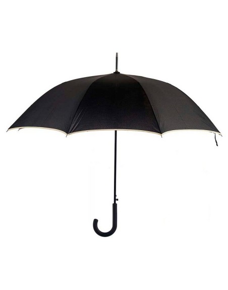 Regenschirm Schwarz Creme Metall (95 x 95 x 86 cm)
