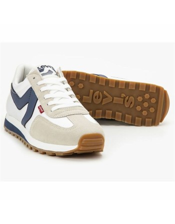 Scarpe da Tennis Casual Levi's Stryder Red Tab Bianco