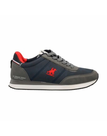 Zapatillas Casual U.S. Grand Polo Rennes Essential Nbk Azul Gris
