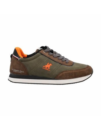 Sneaker U.S. Grand Polo Rennes Essential Nbk Olive Hellbraun