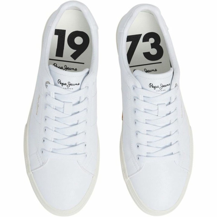Scarpe da Tennis Casual Pepe Jeans Kenton Rise Bianco