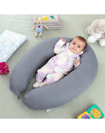 Multifunction Breastfeeding Pillow InnovaGoods Grey Multicolour (3 Units) (Refurbished A)