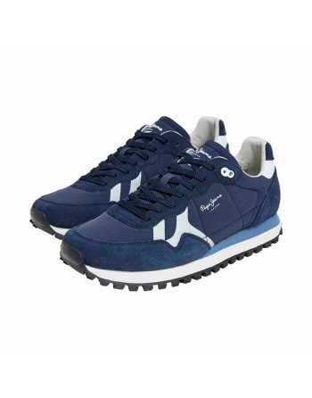 Casual Trainers Pepe Jeans Brit-On Prints Blue