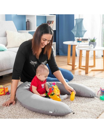 Cuscino per l'Allattamento Multifunzione InnovaGoods Grigio Multicolore (3 Unità) (Ricondizionati A)