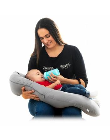 Coussin d’Allaitement Multifonction InnovaGoods Gris Multicouleur (3 Unités) (Reconditionné A)