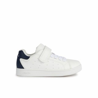 Zapatillas Casual Niño Geox Eclyper Azul Blanco