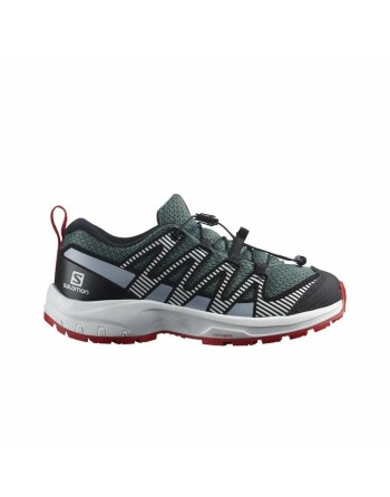 Chaussures de Sport pour Enfants Salomon XA Pro V8 Bleu Vert Gris