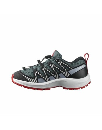 Zapatillas Deportivas Infantiles Salomon XA Pro V8 Azul Verde Gris