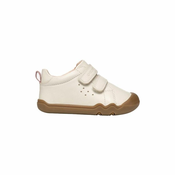 Scarpe da Tennis Casual Bambino Geox Steppieup A Bianco