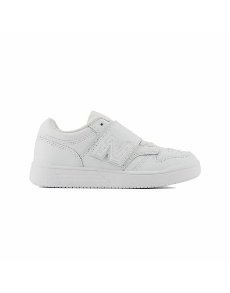 Jungen Sneaker New Balance 480 Bungee Lace Weiß