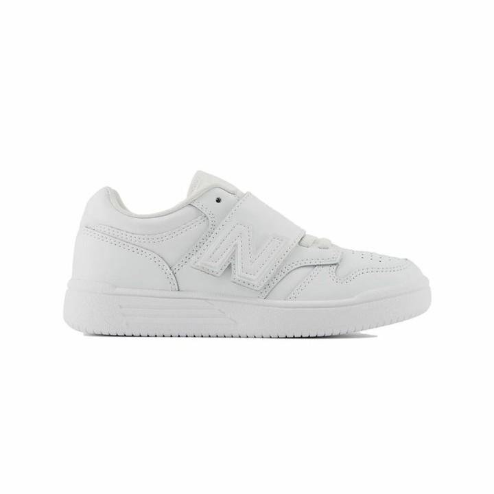 Scarpe da Tennis Casual Bambino New Balance 480 Bungee Lace Bianco