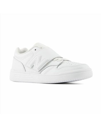 Jungen Sneaker New Balance 480 Bungee Lace Weiß