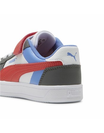 Scarpe da Tennis Casual Bambino Puma Caven 2.0 Block Cool Bianco Grigio