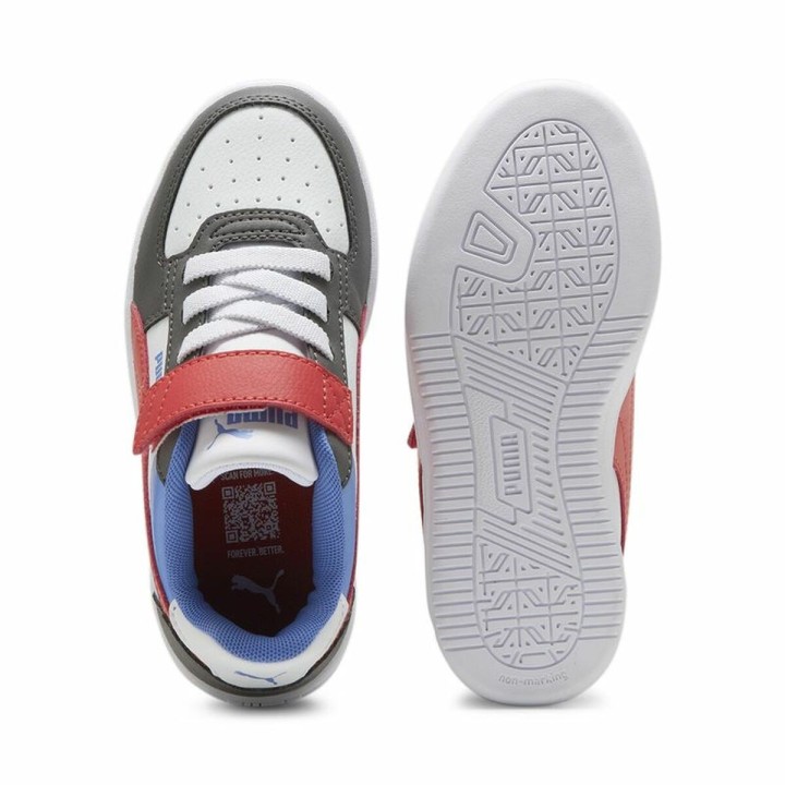 Kondisko til Børn Puma Caven 2.0 Block Cool Hvid Grå