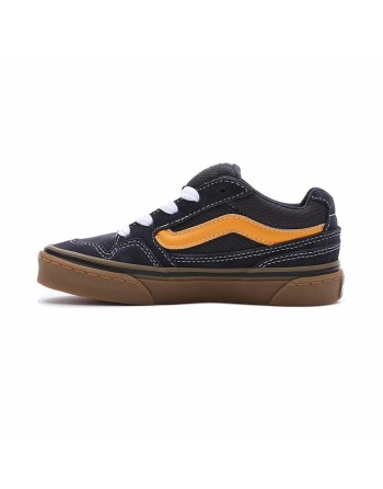 Jungen Sneaker Vans Caldrone YT Gum Schwarz